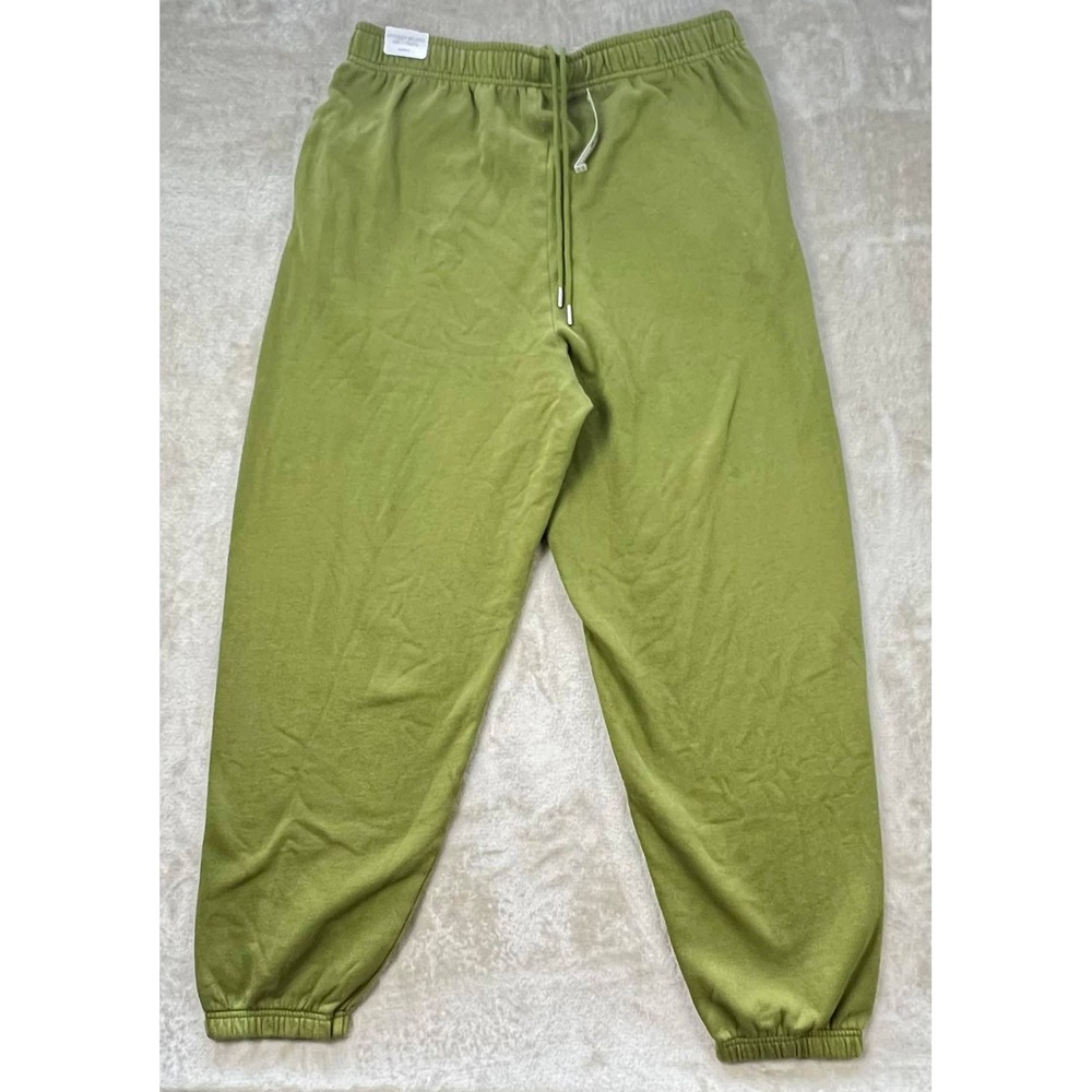 Victoria's Secret PINK Ivy Fleece Relaxed Sweatpants Green Large NWT